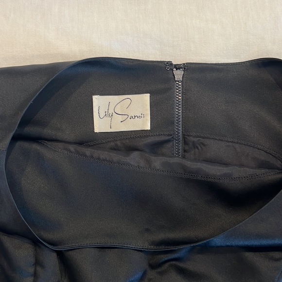 Lily Samii black silk top - Picture 2 of 2